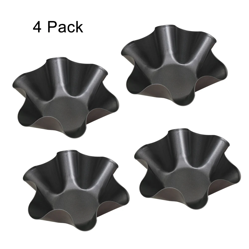 6inch Non Stick Taco Tortilla Pan Bowl Salad Shell Mold Home Baking Shell Bowl