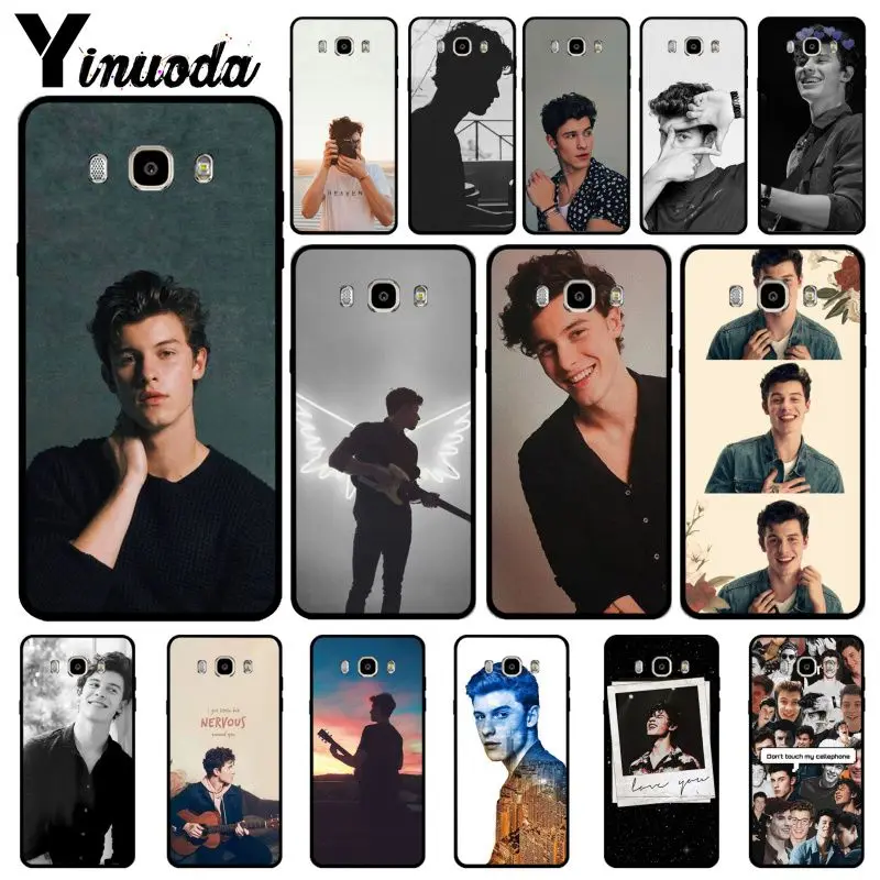 Мягкий черный чехол для телефона Shawn Mendes из ТПУ samsung Galaxy J2 PRIME J2Pro2018 j4 plus J5 J6 J7