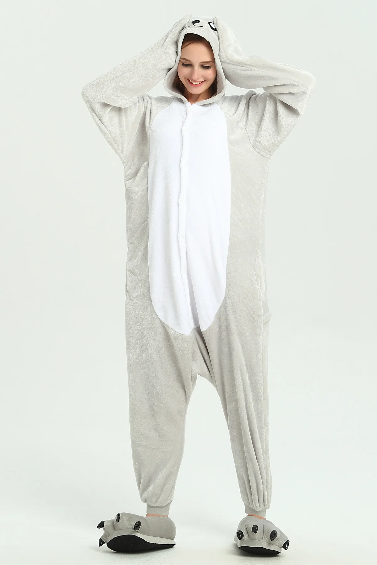 Kigurumi Sullivan/комбинезон-комбинезон; тапочки для женщин и мужчин; пижамы для взрослых с рисунками животных; забавные праздничные вечерние комбинезоны на молнии - Цвет: Sea lion