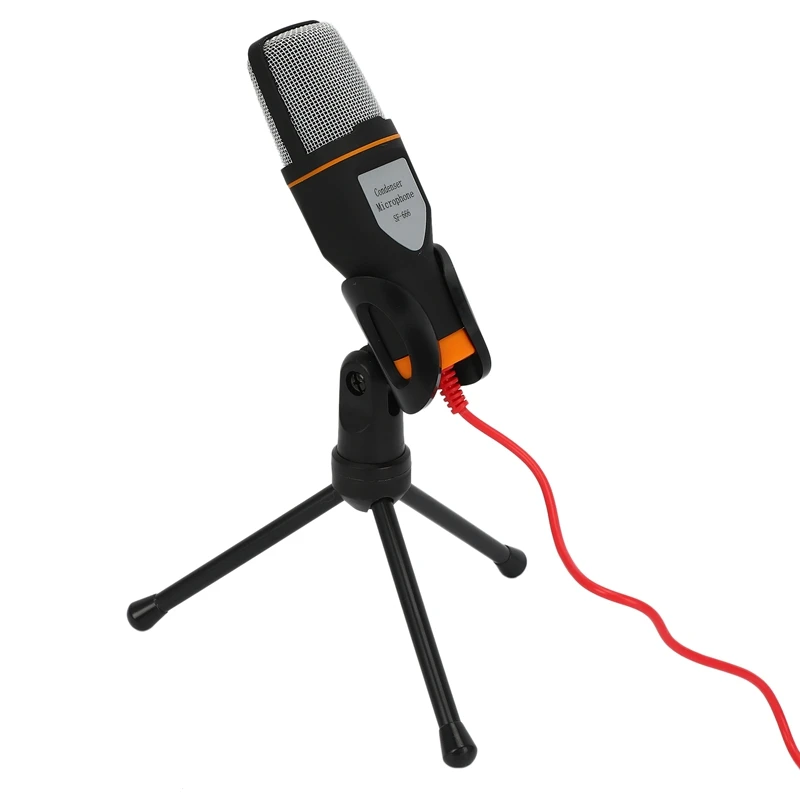 Color : A Condenser Microphone 3.5mm Plug Home Stereo Mic Desktop Tripod for Chatting PC Video Gaming Recording Color : A Color : A Condenser Microphone 3.5mm Plug Home Stereo Mic Desktop Tripod for Chatting PC Video Gaming Recording Color : A