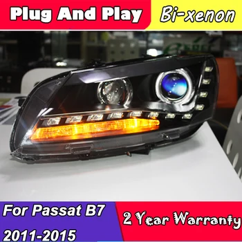 

2 Pieces For VW Passat B7 LED Head Lamp Headlight Assembly With Daytime Running Light 2011-2015 Year