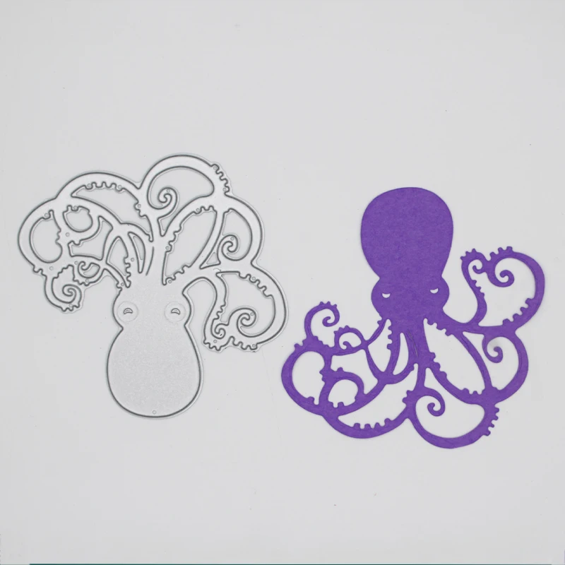 

80*80mm octopus frame new Metal Cutting Dies for decoration card DIY Scrapbooking stencil Paper Craft Album template Dies