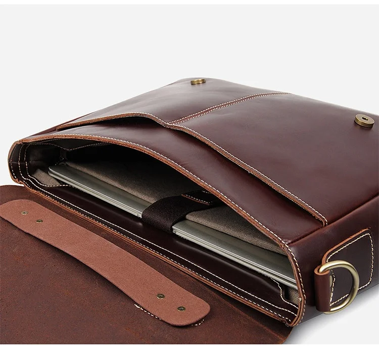 Верхний слой кожаная мужская сумка масло воск натуральная коровья кожа портфель подходит для 15 дюймов ноутбука сумка деловая сумка для мужчин сумки на плечо