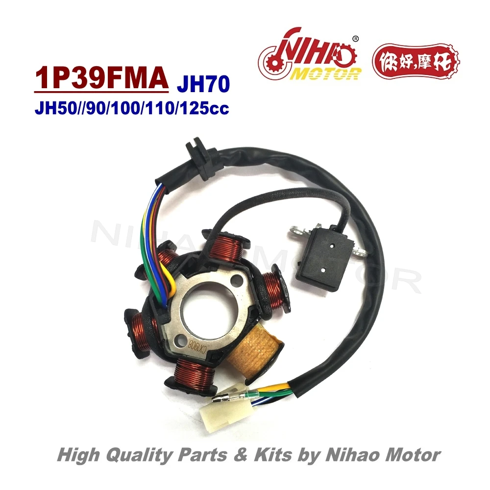 L3 24 C100 статор катушки Магнето JIALING 70 деталей 1P47FMC двигатель мотоцикла Cub запасные C70 Nihao двигатель