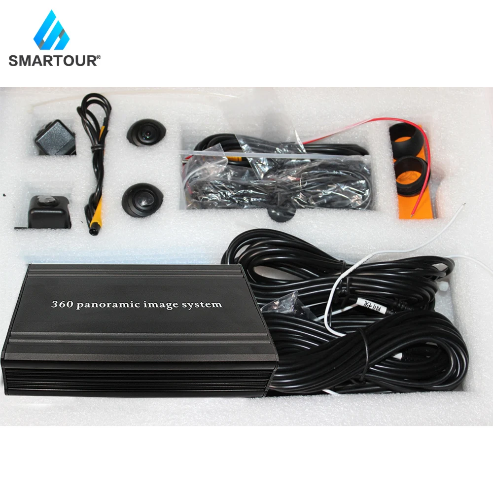  HD 360 Surround View Driving Bird View Panorama DVR System 4 Car Camera Car DVR Video Recorder Park