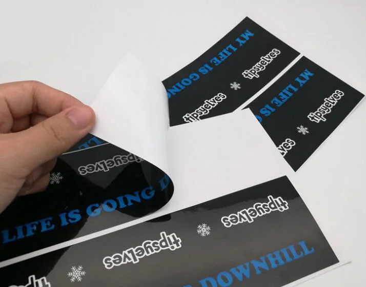 50-100PCS Custom Rectangular Logo Stickers – White Paper Material Personalized Labels f... - SKU CRLS1903 - UGI Packaging