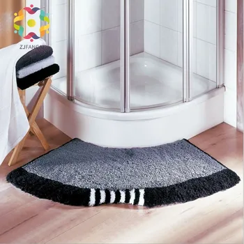 

Fan-shaped bathroom anti-slip carpet mats a generation of showers absorbent carpet hotel bathroom semi-circular mats