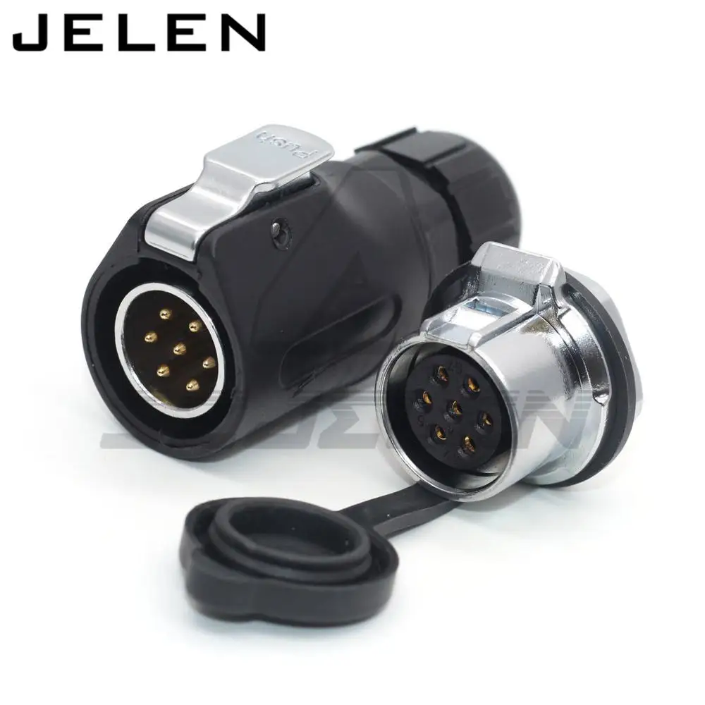 led conector de cabo alimentacao porca 05