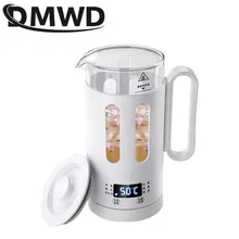 DMWD мини электрический чайник для сохранения здоровья стеклянный горшок нагреватель горячей воды котел чашка чайник бутылка тушеный суп Медленная Плита нагреватель ЕС