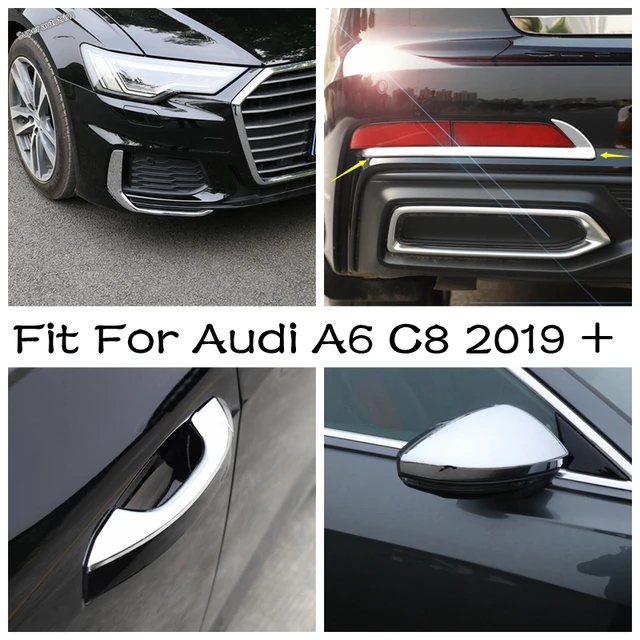 frugtbart kristen telegram Outside Door Pull Handle / Rearview Mirror / Fog Lights Protection Cover  Trim Accessories Exterior For Audi A6 C8 2019 - 2022 - Chromium Styling -  AliExpress
