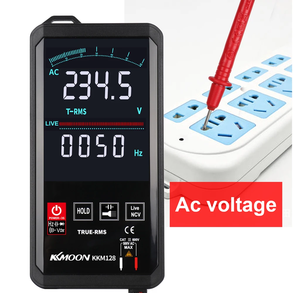 Профессиональный цифровой мультиметр 6000 отсчетов интеллектуальное