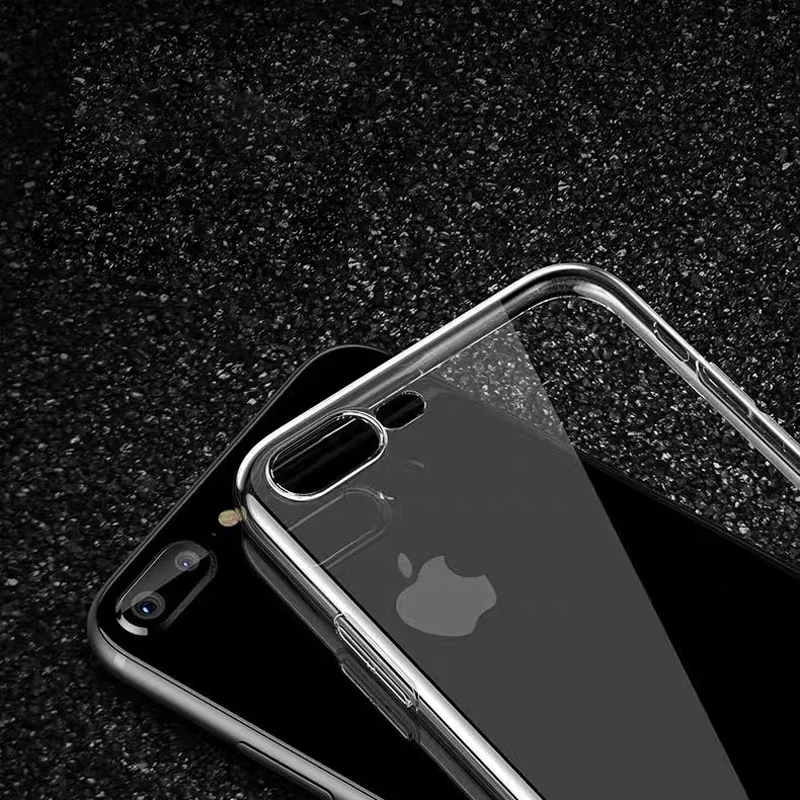 

Transparent Slim Soft Fitted Cover Case for iPhone 11 Pro Max XR XS MAX 8 7 6s Plus Silicone TPU Back Protective Para Fundas