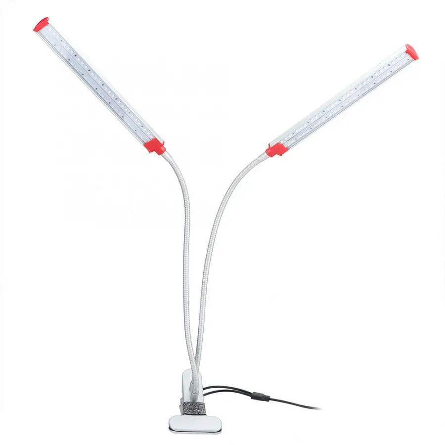 Plant Grow Lamp 20W Intelligent Clip 96 Beads LED Grow Light Vegetable Flower Indoor Plant Lamp Panel US Plug 90-240V Plant Lamp