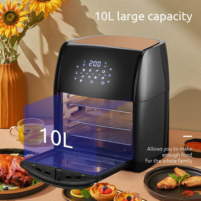 19 QT Multi-function Air Fryer Oven 1800W Dehydrator Rotisserie w