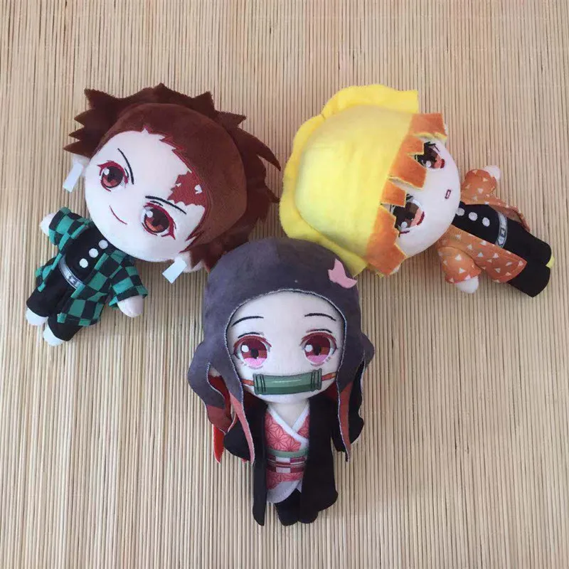 Демон убийца Kimetsu No Yaiba Kamado Tanjirou Косплей Кукла Kamado Nezuko плюшевая кукла Игрушка реквизит