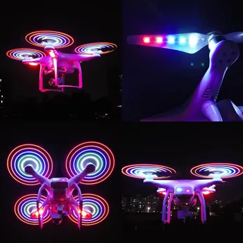 

2 Pairs 9450 Propellers CW CCW Blades Rechargeable LED Light Flash Props for DJI Phantom 3 Standard Advanced Professional SE