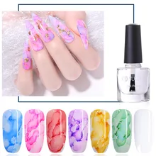 UR SUGAR 6 мл акварельный цветок средство для полировки ногтей своими руками гелевое украшение для ногтей салон набор дымовой эффект пузырь покрытые лаком ногти аксессуары