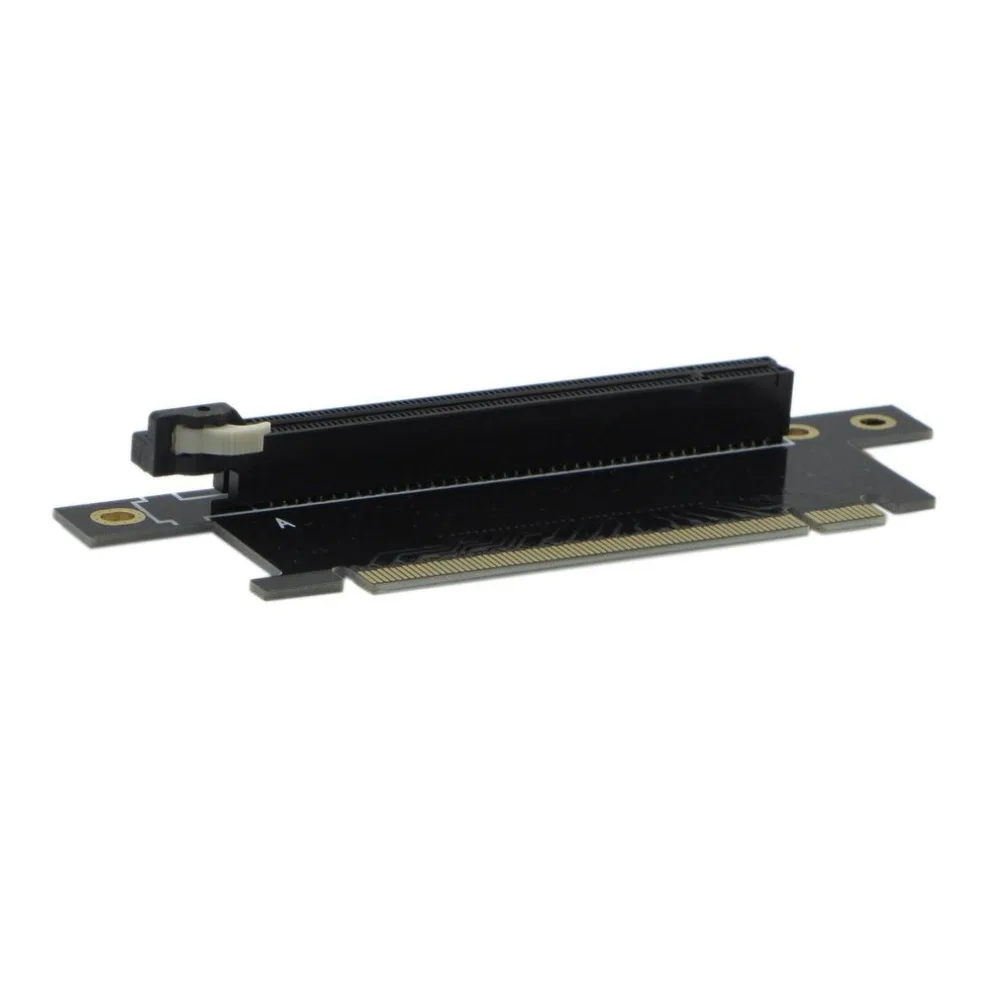 PCI-E Extension Card 90 Degree Right Angled Forward and Reverse Riser Extension Card Adapter Computer Case Connector Card
