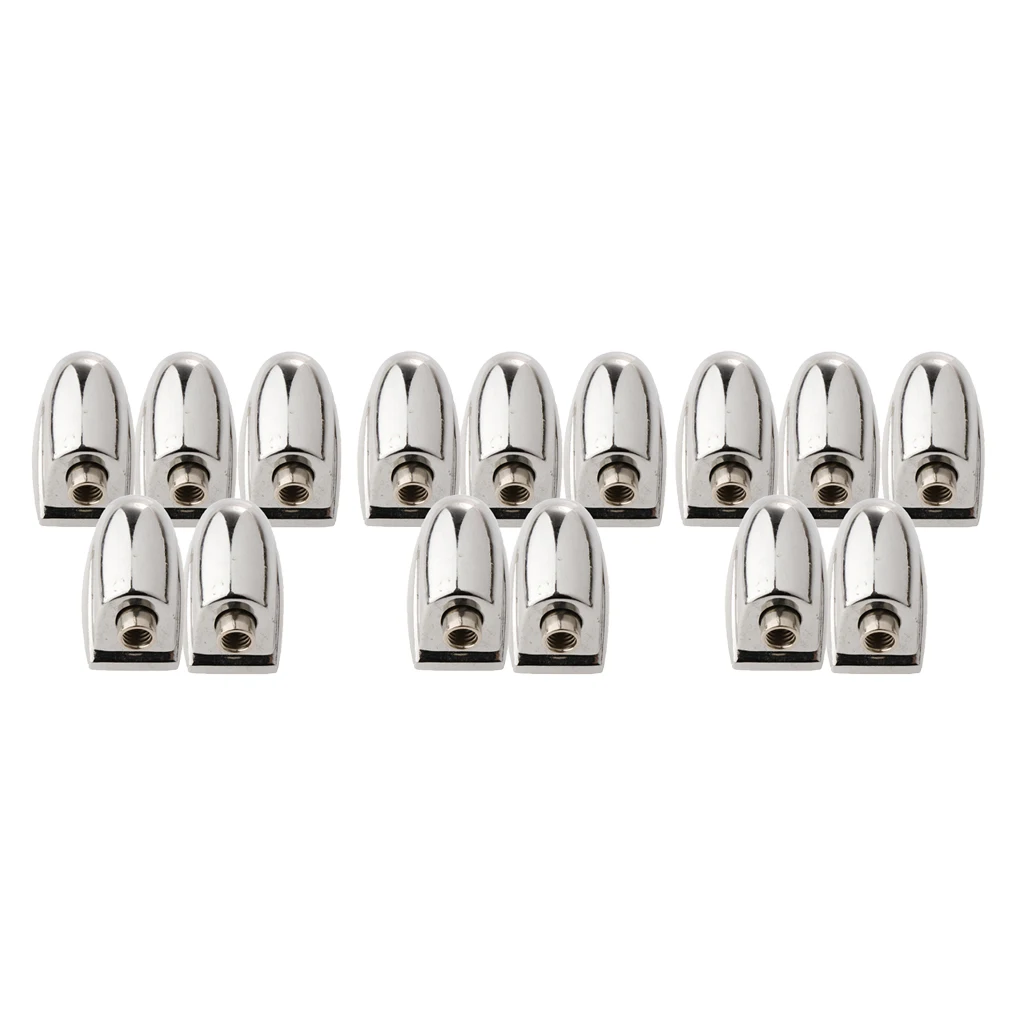 15pcs Drum Hooks Clamp Snare Drum Lugs for Drum Set Kit Parts