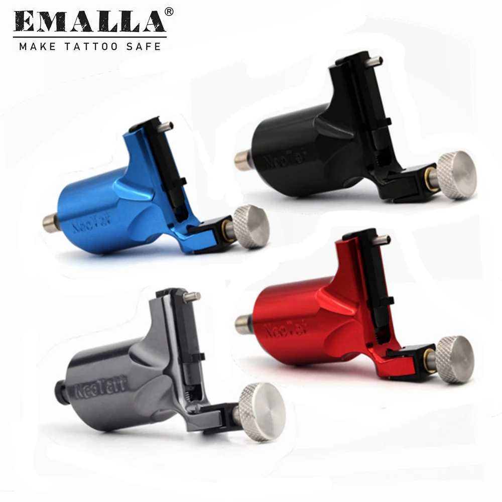 

1PCS Rotary Tattoo Machine 4 Colors Alloy Tattoo Machines With Shader Liner Tattoo Motor Gun Kit Tattoo Supplies Free Shipping