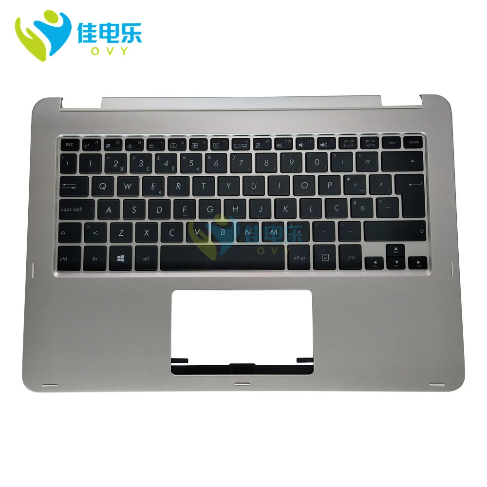 Teclado Backlight em Português para Asus Vivobook Flip Teclados Laptop Estojo Superior Tp301 Tp301u Tp301ua C4117t po 13nb0al2am0201 - Imagem 5