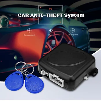 

Car Start Button RFID Engine Push Lock Two-way Anti-theft Alarm System Ignition Starter Keyless Entry Immobilizer ACC-ON-OFF