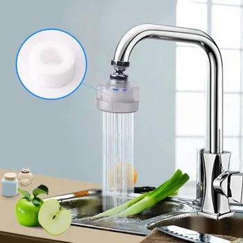 

360 Degree Rotatable Spray Head Tap Kitchen Shower Faucet Tap Durable Faucet Filter Nozzle Water Saving Bathroom Shower Faucet