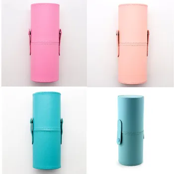 

1PC ice cream Unicorn PU Makeup Brushes Kit Holder Travel Empty Stylish Portable Leather Cup Cosmetic Brush Pen Container Case