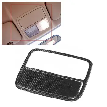 

2Pcs Soft Carbon Fiber Reading Light Cover Trim Fit for Honda CRV CR-V 2007 2008 2009 2010 2011 Interior Decoration Black