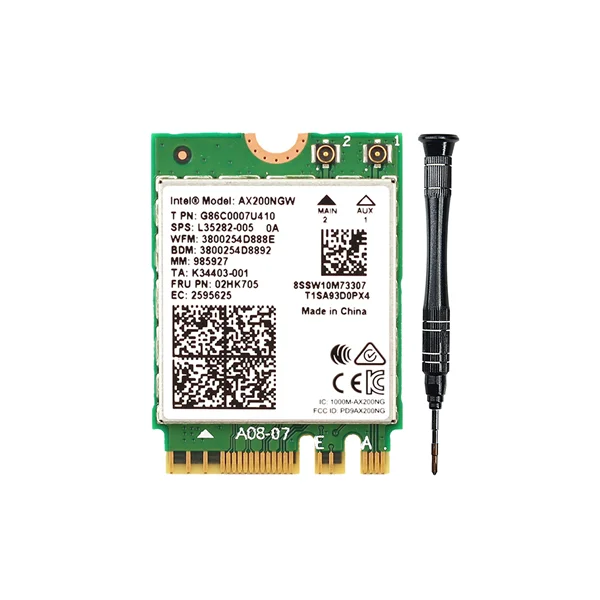 COMFAST CF-AX200-M беспроводная сетевая карта для ноутбука, Двухдиапазонная MU-MIMO 2974 Мбит/с, 802.11ax Wi-Fi 6, Bluetooth 5,0, Intel 160 МГц