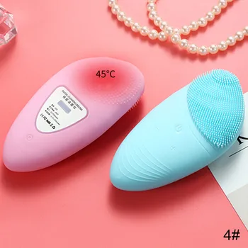 

Powered Face Cleansing Brush Silicone Facial Cleansing Brush Blackhead Remover Skin Care Tools Face Cleaner Mini limpieza facial