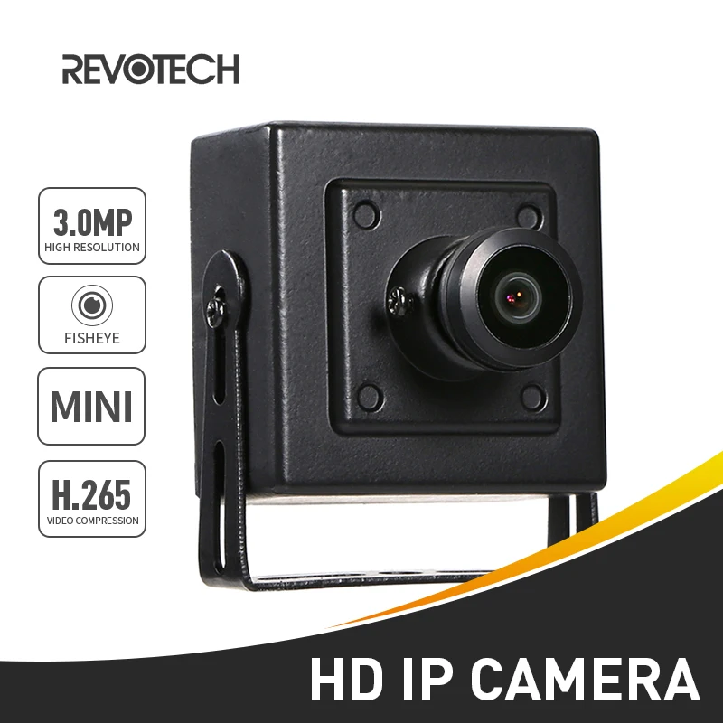 Камера видеонаблюдения H.265 мини камера в помещении HD 3 Мп 1296P/1080P панорамная