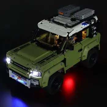 

LED Lighting Kit for 42110 for Land Rover Defender Toy Bricks (Only Light Included) with Battery Box Remote Control