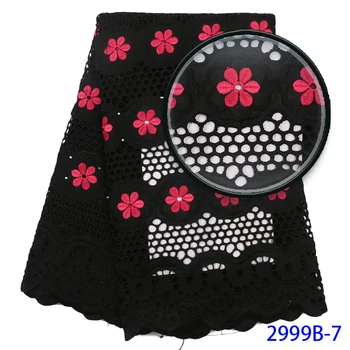 

bLue White Fabric Cotton, Newest African Lace Fabric Dry, Flower Lace Material Wedding For Couple Mr2999b