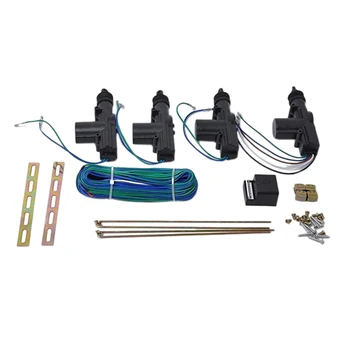 

12V Universal Car Doors Central Lock Kit with Actuator Four Door Single Control Remote Central Locking