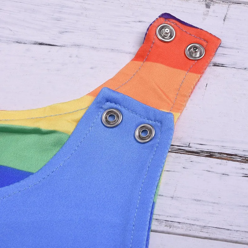 Summer Casual Fashion Baby Rompers Baby Cartoon Rainbow Printing Sleeveless Rompers Roupas Bebe Infant Jumpsuits for Party