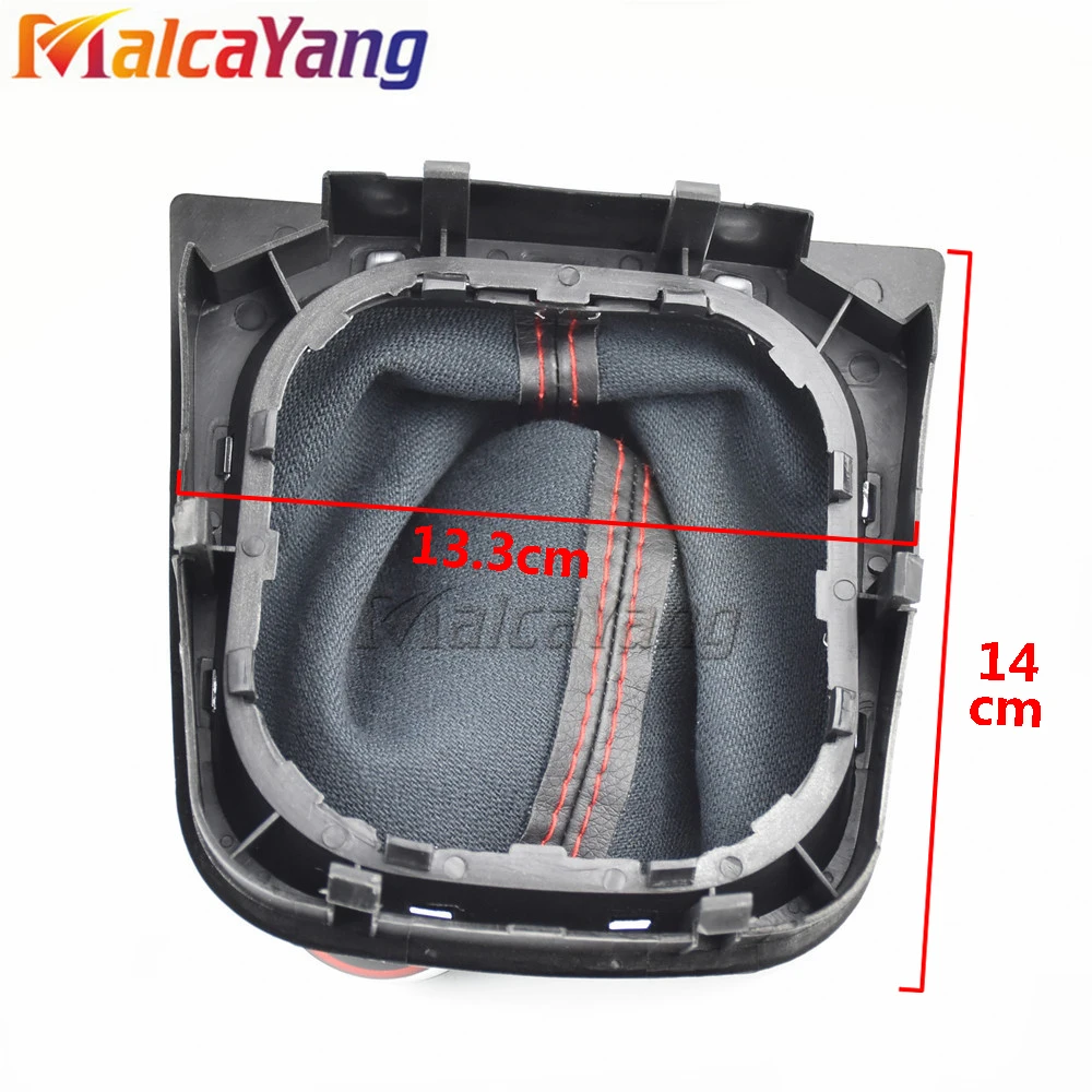 Ручка переключения передач из натуральной кожи Gaitor Boot 5 6 скоростей для V-W Volkswagen Golf V 5 Golf VI 6 GTD G-TI R20 Sport EOS Je-tta Scirocco