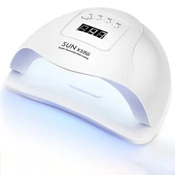 

Nail Light Treatment Machine LED Grilling Light Drying Manicure Smart Induction Nail Roasting Light Dryer White Pink US EU