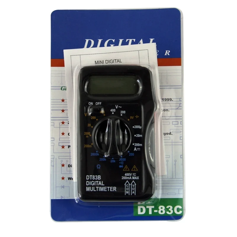 DT83B/M300 цифровой мультиметр Ручной Тестер AC/DC напряжение мультиметр современный ток Омметр клещи Тестер