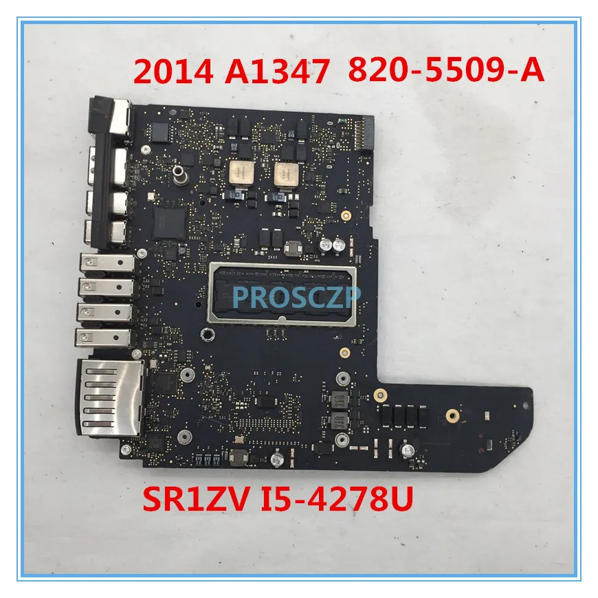 Высокое качество для A1347 год материнская плата для ноутбука 820-5509-A MGEM2 N2 Q2L логическая плата с SR1ZV I5-4278U работает хорошо