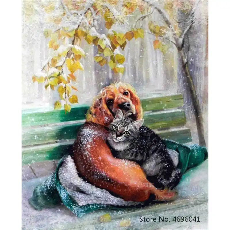 

Painting By Numbers Frameworks Coloring By Numbers Home Decor Pictures Animal Dog Decorations RSB8340