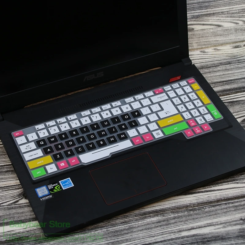 candyblack 17,3 ''для ASUS TUF Gaming FX705DD FX705DT FX705DU FX705GE FX705GR GX705DT FX705DU 17 дюйм чехол для клавиатуры защитная пленка для ноутбука - Цвет: candyblack