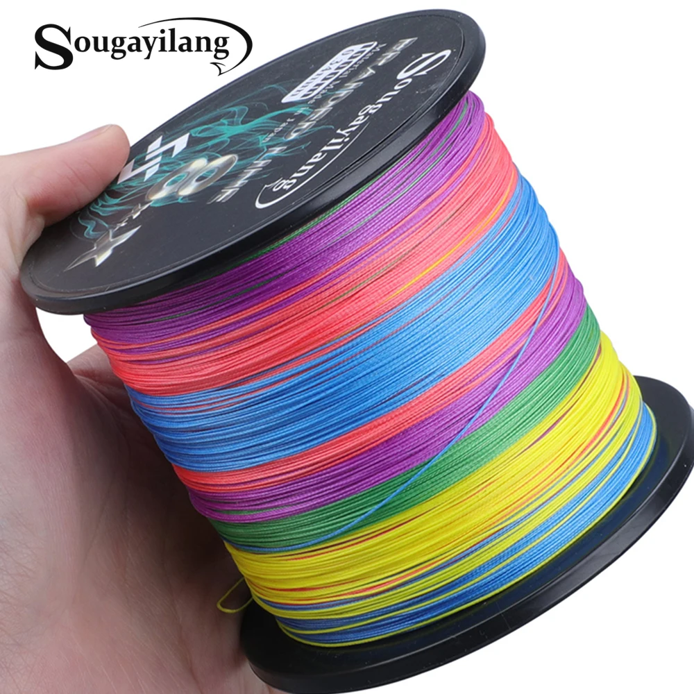 Fishing-Line Braided Strands Strong PE Sougayilang Multifilament 500m-1000m 300M 8x--X-9