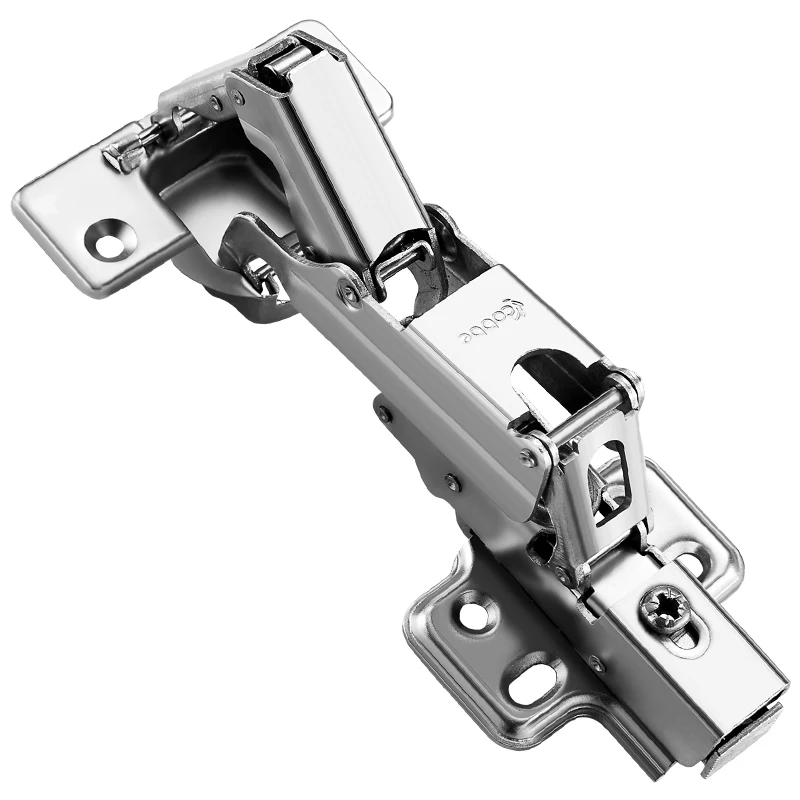 Furniture hinge 2pcs Cabinet Large Angle Hinge Hydraulic Damper Furniture 165 Degree Door Hinges Soft Close Cupboard Cold Roll Steel Gemel
