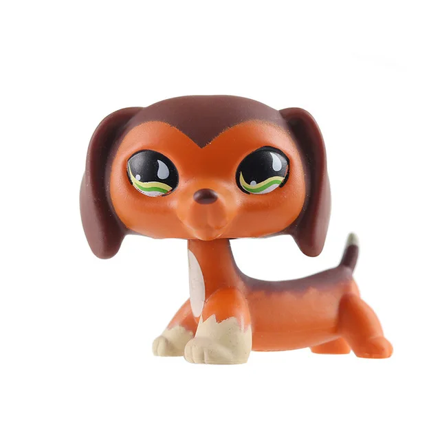 Rare littlest pet shop lps toys dog collection cute littlest sausage old original animal figure kids Christmas gifts 1
