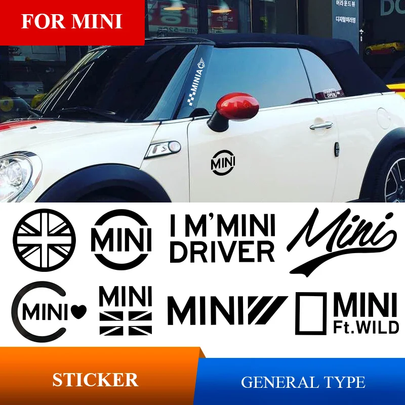 

High Quality Window Sticker Door Body Side Stickers Car Styling For Mini Cooper One JCW Clubman Countryman Paceman Accessories