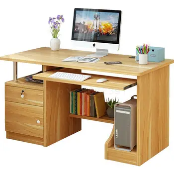 

Computerized Desktop Simple Home Student Desk Modern Bedroom Office Study Desk Space Saving Small Table