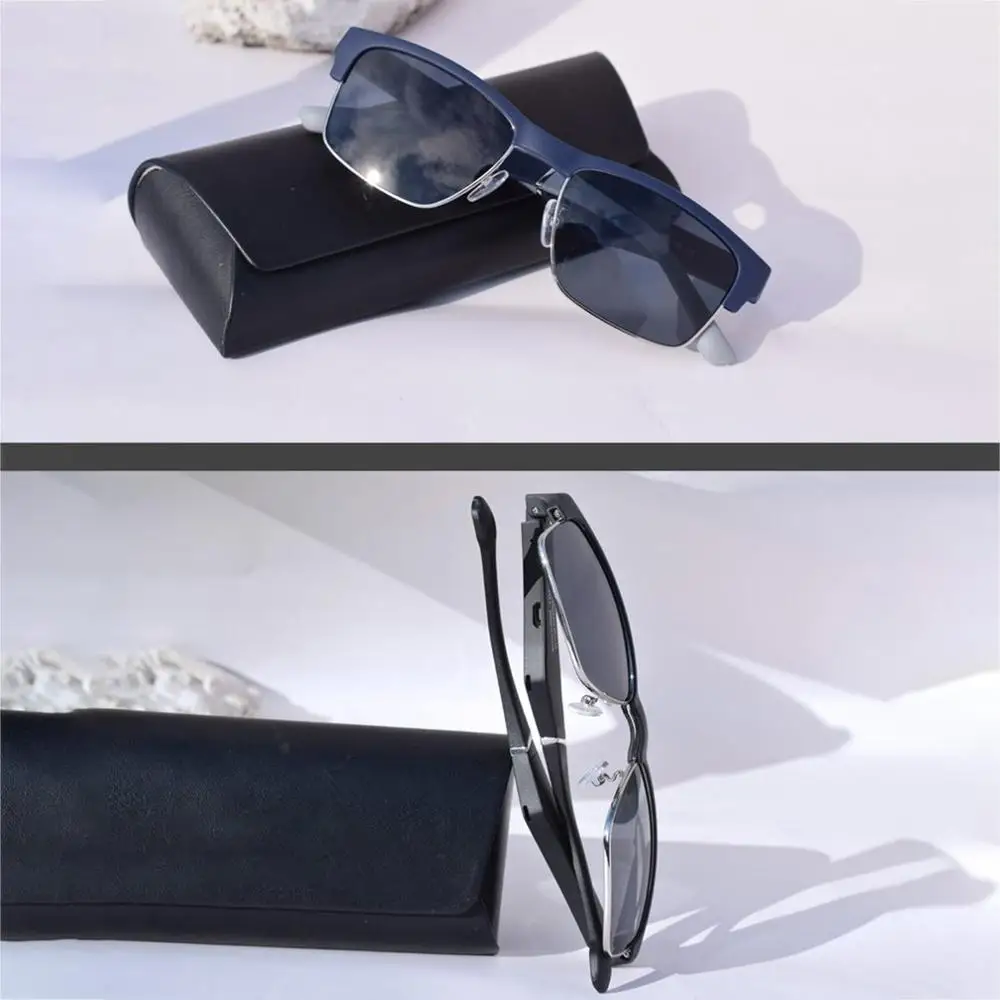 Polarized Sunglasses Bluetooth Bone Conduction Headset Glasses Health Sport Wireless Headphones with Microphone