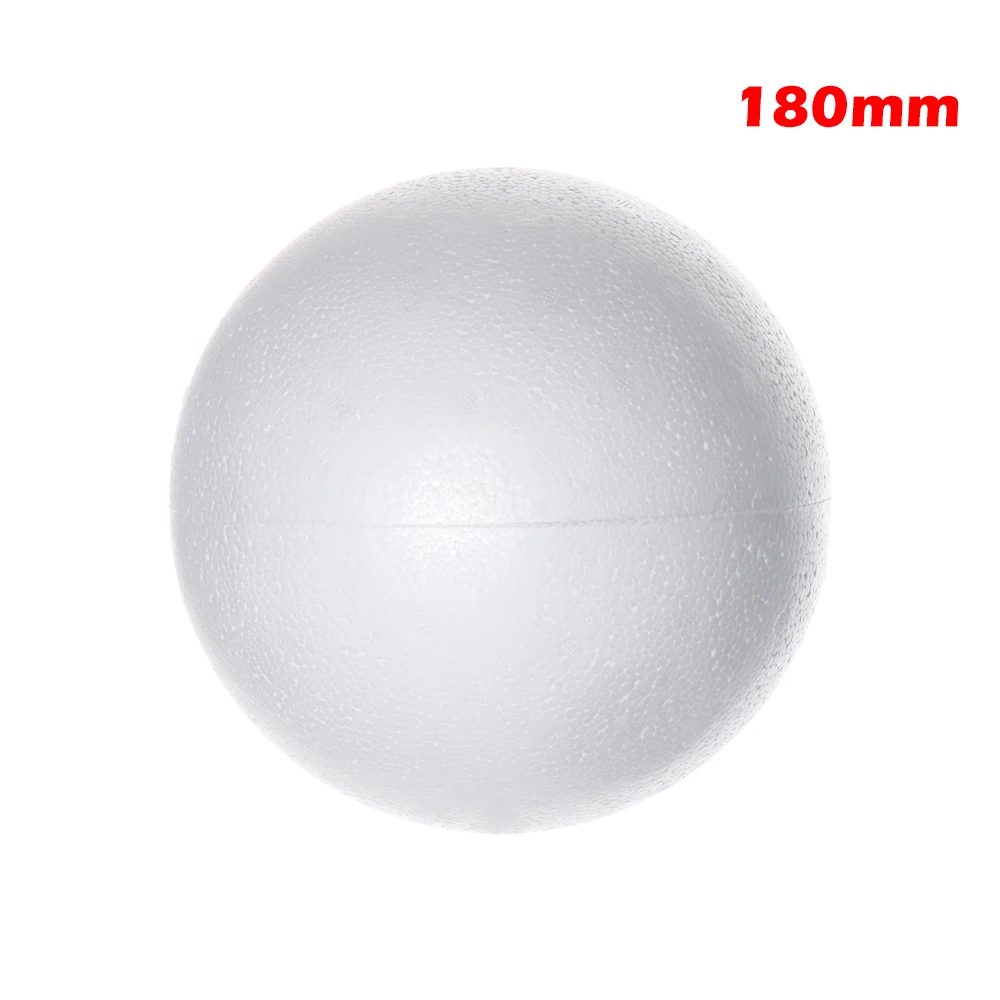 Bola de poliestireno para decoración de Navidad, Bola de espuma de  poliestireno de modelado, 20-80mm, 10 piezas, envío directo - AliExpress