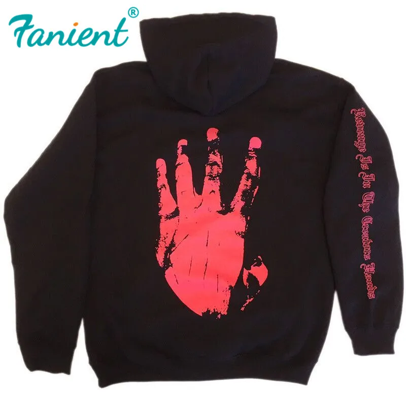 Мужская толстовка с капюшоном Vengeance Kill оранжевая черная красивая женская ~ 5XL
